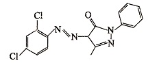 漢沙黃化學(xué)結(jié)構(gòu)